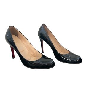 Christian Louboutin Black Patent Heels